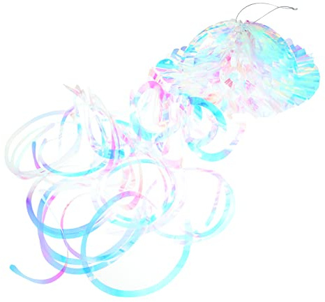 Cabilock Decorazioni Tema Marino per Feste Accessorio a Forma di Medusa in Plastica e Carta, Effetto Decorativo per Acquario, Foto e Regali