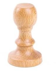 Mister Timbri Timbro in Legno Manuale Ø35mm Rotondo Personalizzabile - 6 Righe di Testo, Ecologico e Ideale per Dati Aziendali o Firma