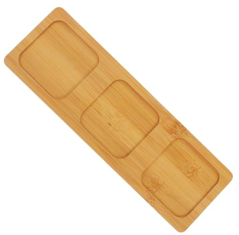 KOCKSHION Vassoio in Bambù Per Portabicchieri Da Vino Per Tavola Da Paddle Compatibile Vetro Antiscivolo Per Bar e Eventi Domestici