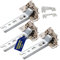 Satz mit 3 Scharniere und 6 Unterlegscheiben 00268699 268699 5554870 zum Kühlschrank Tür Scharnier Reparaturset für Bosch für Siemens für Miele für Whirlpool für Philips Garantie 10 Jahre - Monteral
