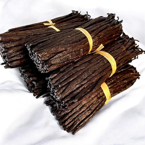20 Gousses de Vanille Bourbon de Madagascar - 14-16 cm - Taille L - Planifolia Réserve Prestige - Qualité Premium-Charnues et Aromatiques -100% Naturelles - Idéal pour Pâtisseries et Desserts