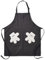Prestige Disney Monochrome Mickey Mouse Kitchen Apron with Large Pockets, 83 x 69cm, Black & White