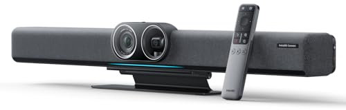 Insta360 Connect - 4K KI-Konferenzraum-Kamera mit Android OS, Dual-Kamera mit Sprecher-Tracking, 14-Mic-Array, Sprachaufnahme bis 10 m, Whiteboard-Modus, funktioniert mit Teams/Zoom/Google Meet/Webe