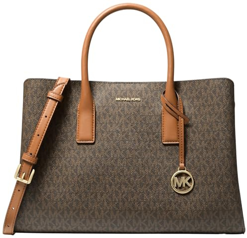 Michael Kors Ruthie Large Satchel, Gold-Tone Hardware/Brown/Acorn