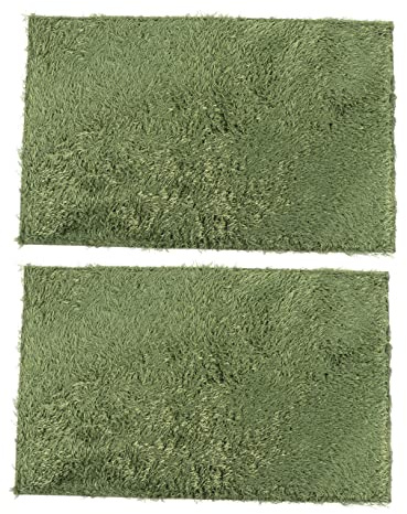 ibasenice 2pièces Tapis pour Habitat De Tortues Mousse Imitation Chenilles Substrat pour Terrarium