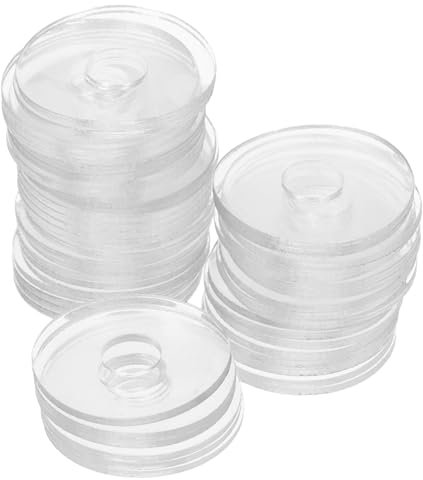 VINTORKY 50piezas Arandelas Transparentes Arandelas De Vinilo Para Manijas De Ducha Junta De Sellado Para Tornillos Accesorio Hogar Para Instalaciones De Baño