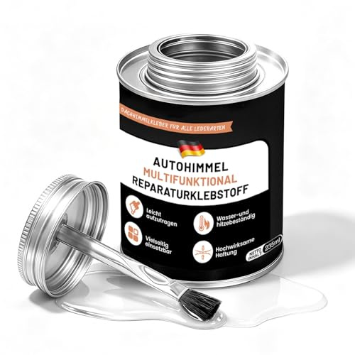 235 ml de colle de réparation pour toit de voiture, adhésif pour ciel de toit automobile avec pinceau, adhésif multifonctionnel pour tissus rembourrés, pour tous les cuirs en polyester