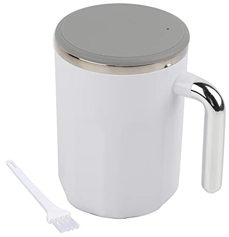 Tasse à café Auto-mélangeuse Intelligente pour Boissons Chaudes, thermosensible, Blanche, 360 ML, idéale pour Le Bureau et la Maison.