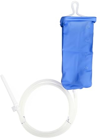 GXGM lavement Colon et Intestins Set,PVC,Pour le Rinçage Intestinal et le Nettoyage Personnel,Avec Poignée,Tube de Remplacement,Réutilisable,Pour la Maison et les Voyages,2L