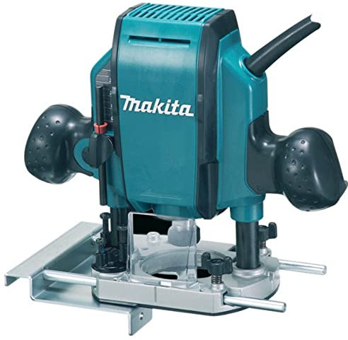 Makita RP0900X/1 110V 1/4 Or 3/8 Plunge Router Supplied in A Carry Case