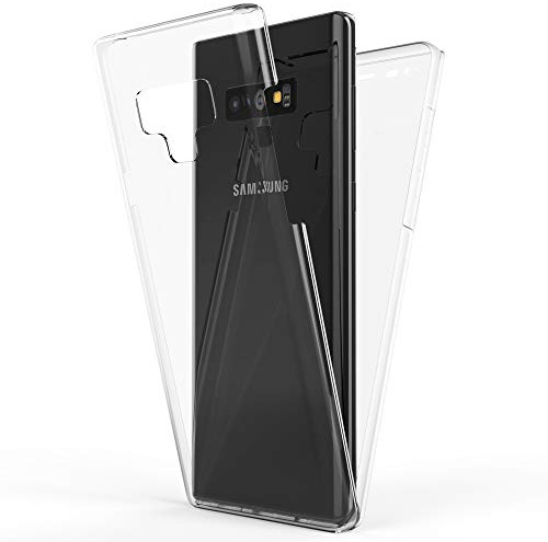NALIA 360° Hülle für Samsung Galaxy Note 9 - Vorne & Hinten Schutz - 360GUARD (Full-Body Case) - Marke aus Berlin, Farbe:Transparent