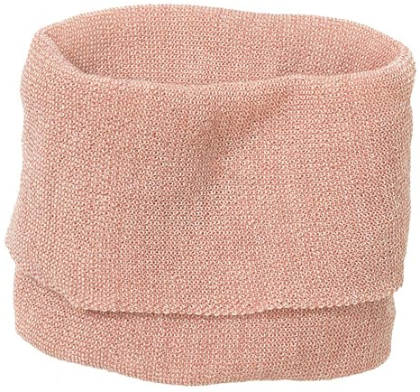 Disana 100% merino wool tube scarf loop wrap neck warmer knitted children adults 3713 (Rosé-natur, Gr. 2 Erwachsene)