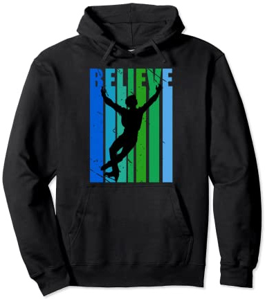Believe Herren Eiskunstlauf-Eiskunstlauf-Eissport-Jungs männlich Pullover Hoodie