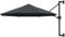 Yongdu Parasol Parasol Protection UV Parasol pour Extérieur Parasol de Jardin Exterieur Parasol Balcon Parasol Mural avec mât métallique 300 cm Anthracite