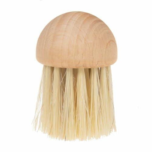 SIDCO Pilzbürste Champingionbürste Schwammerl Bürste Küchenbürste Handbürste Holz