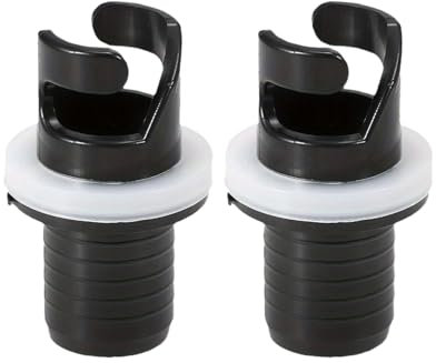 2 Stück Schlauchboot Ventile Schlauchadapter Stecker Kajak Pumpe Ventil Adapter Sup Pumpenadapter Surfbrett Zubehör Auslaufsicher Kajak Luftventil Stecker Bootsventiladapter Inflation Surfboard Sory