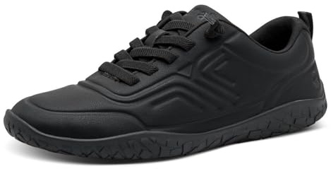Jana Zapatillas Planas para Mujer, cómodas, Veganas, Negro, 38 EU
