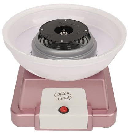 Máquina de Algodón de Azúcar, Máquina Flores Azúcar Caramelo Grado Alimentación Durable Bajo Ruido para Bricolaje (EU enchufe 220V)