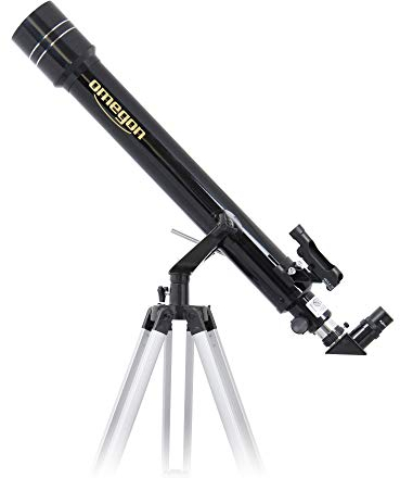 Omegon AC 70/700 AZ-2 Telescope | Achromatic Refractor | Lightweight & Versatile | Ideal Beginner's Telescope | For Moon & Nature Observation | Aluminium Tripod