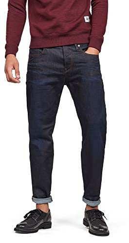 G-STAR Uomo 3301 Relaxed Straight Jeans, Blu (dk aged 51004-7209-89), 28W / 30L