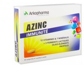 Arkopharma Azinc Immunité 30 comprimés