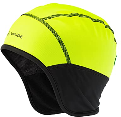 VAUDE Unisex Bike Windproof Cap Iii Helm-Unterziehmütze, Neon Yellow, L EU