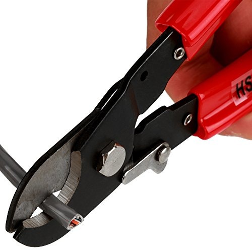 Alicates de corte, Cortador de cables, HS-206 Cortador de cables de cobre de aluminio, Herramienta de corte de cables Corta hasta 35 mm² para cortar cables eléctricos como herramienta de mano