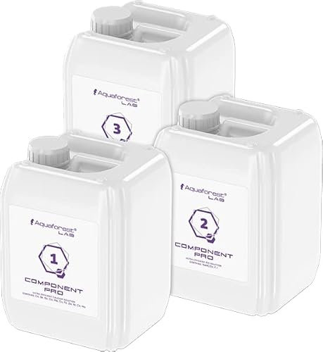 Aquaforest - Lab Component PRO 3 x 5 Liter - Nahrungsergänzungsmittel mit notwendigen Spurenelementen für das Meerwasseraquarium