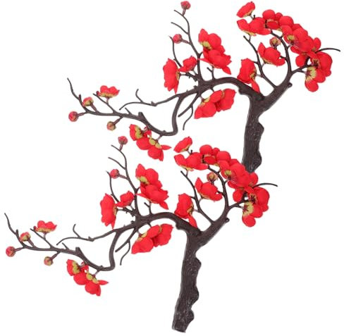 POPETPOP Fleurs Artificielles Décoration de Fête Branches de Fleurs de Prunier Artificielles Réalistes Facile à Entretenir Occasion