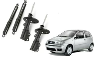 Kit 4 Ammortizzatori per Fiat Punto II, III Serie 188, 1.3 JTD 16V, 1.2 8V 16V, Ricambio Auto