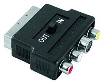 Hama 122238 SCART RCA + S-VHS schwarz