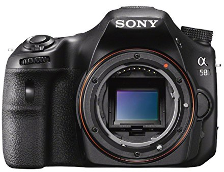 Sony SLT-A58 - Cámara Evil de 20.4 MP (Pantalla 2.7, estabilizador, vídeo Full HD), Color Negro - Solo Cuerpo