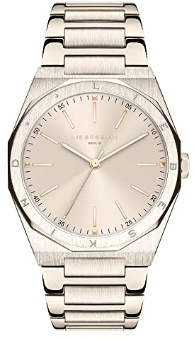 LIEBESKIND Berlin Damen Analog Quarz Uhr mit Edelstahl Armband LT-0294-MQ