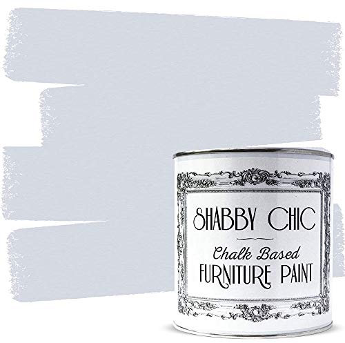 Shabby Chic Chalk Based Furniture Paint, Winter Grey - 2.5 L | Distressed Matt Finish for Furniture, Home Decor or DIY Projects | Interior & Exterior | Non-Sand, Suitable for Wood, Plastic & Metal