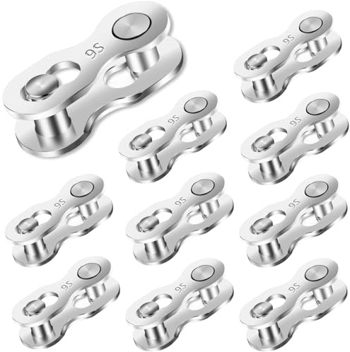 Missing Link 10 Pairs for 9 Speed Bike Chain Master Link for Bicycle Chain Bike Chain Links The Missing Link Chain Bike Parts Bicycle Parts Mountain Bike Parts Chain Connector Link
