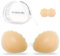 AWXUOCK Invisible Strapless Bras Reusable Stick Skin-Friendly Sticky Push Up Bra Adhesive Bra for Party, Bar, Wedding, Beach, Backless Bra for Women (UK, Cup & Band, C, Nude)