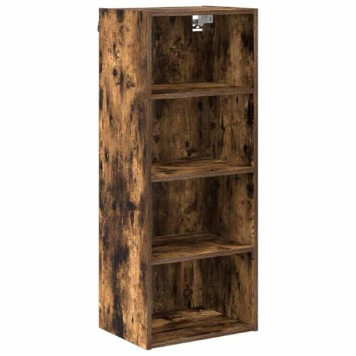 vidaXL Armoire Suspendue Chêne fumé 40 x 29,5 x 100 cm