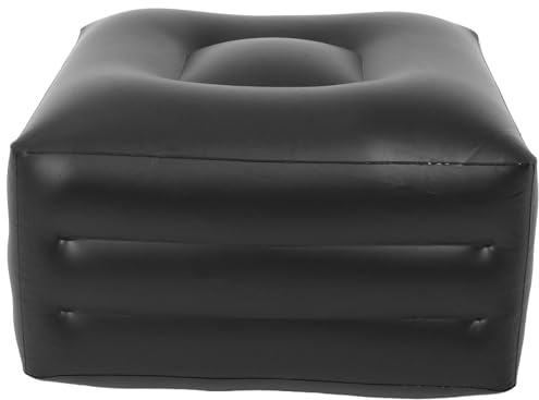 Operitacx Inflatable Outdoor Seat: Waterproof Stool Cushion - 20x20x11 Blow Up Ottoman Patio Footest, Easy-to-Carry Outdoor Chair Cushion - Water Resistant Pouf Cube