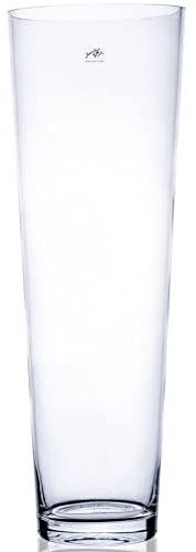 Glasvase CONICAL Glas Vase Tischvase Blumenvase konisch 50 cm