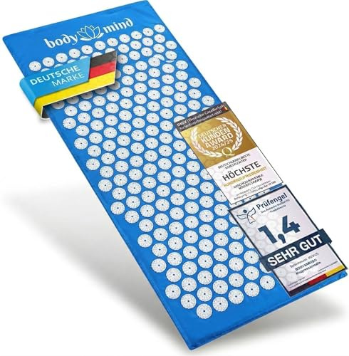 Tapis d'acupression Tapis d'ongles Yogi Tapis de relaxation et de massage Tapis d'acupuncture pour détendre votre corps et votre esprit (Taille L (75x44cm))
