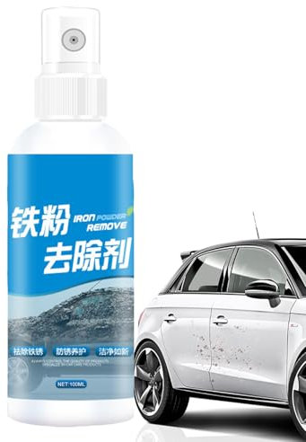 Hongjingda Ferro - Detergente Ruote Professionale per Dettagli Auto | Arresta Macchie Ruggine Rimozione dei contaminanti Ferro Aialla Protezione contro la Ruggine