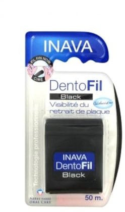Inava Dentofil Black Fil Dentaire 50 m