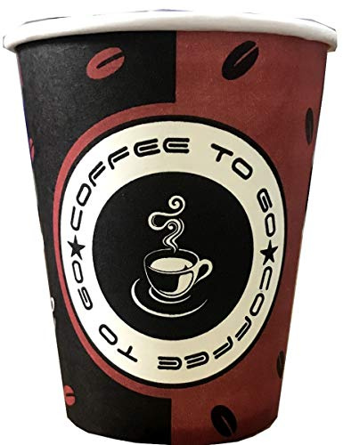 Made in DE 500 x Kaffeebecher 200ml Coffee to go Hartpapier Pappbecher Cup