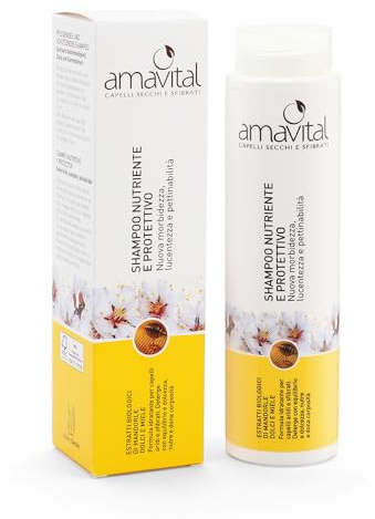 Amavital Shampoo Nutriente e Protettivo 250ml - Capelli Secchi e Sfibrati