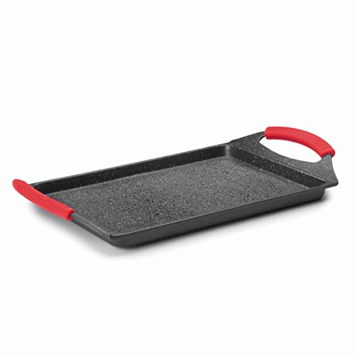 LACOR 24135 Plancha Grill Lisa Eco Piedra, Negro, 33 x 25 cm