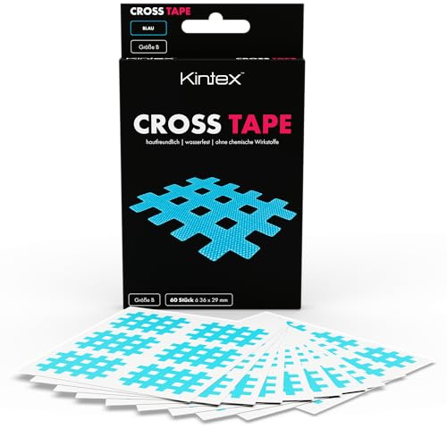 Kintex Cross-tejp, olika färger och storlekar, ackupunktur, utlösare, smärtpunkt, rutnät plåster