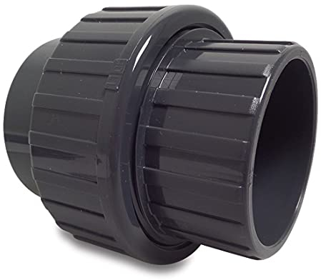 Verschraubung mit 2 x Klebemuffe 50 mm