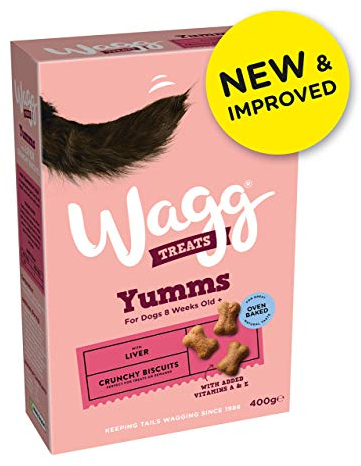 PET-982515 Wagg'mmms Hundekuchen Leber (400 g) Packung mit 5 Stück