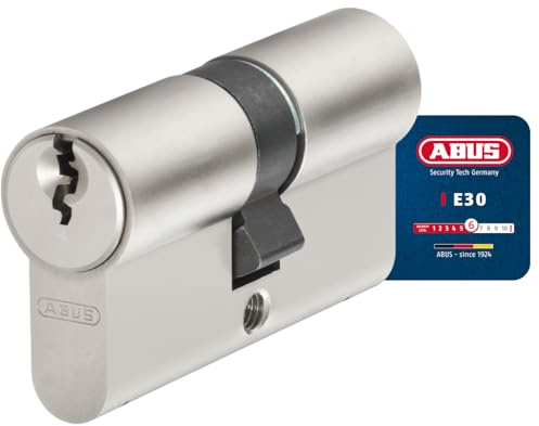 ABUS Profilzylinder E30NP 45/55 - Türschloss mit Not- und Gefahrenfunktion inkl. 5 Schlüssel - ABUS Sicherheitslevel 6