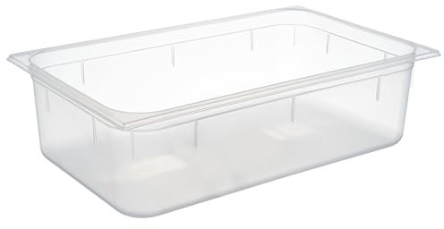 APS 82108 Récipient GN 1/1, 53 x 32,5 cm, profondeur 150 mm, 19,5 l, graduation, polypropylène